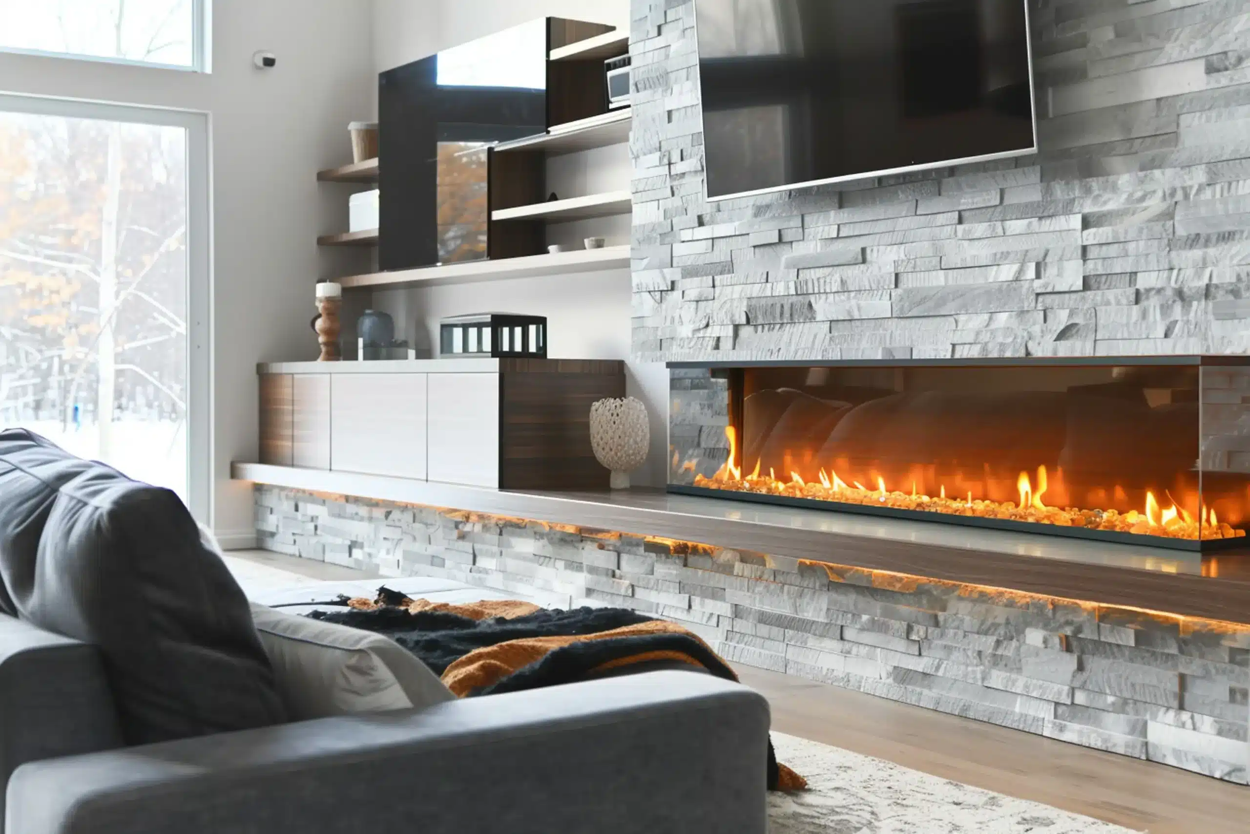 fireplace-with-brick-fireplace-television-it Fireplace