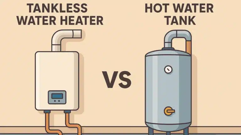 Tankless Water Heater vs Hot Water Tank