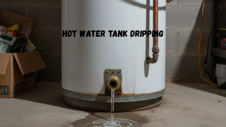 Hot Water Tank Dripping