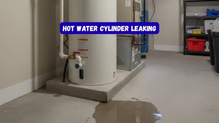 hot water cylinder leaking